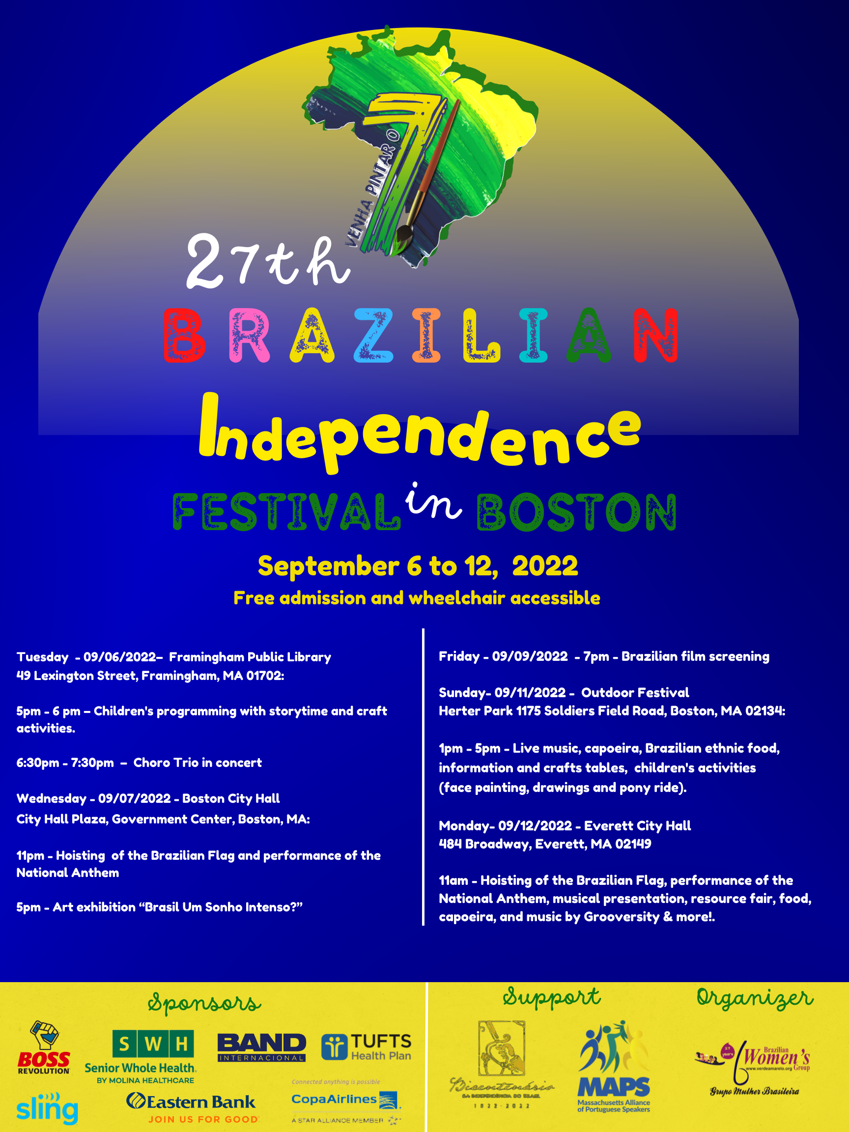 27th Brazilian Independence Festival in Boston - English