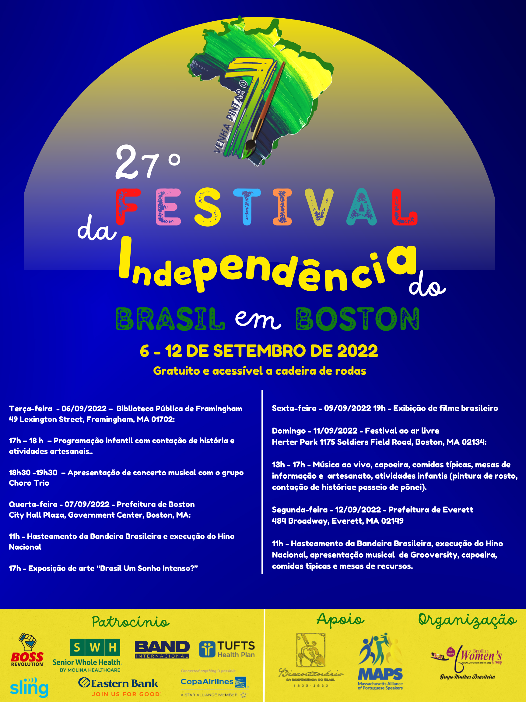 27th Brazilian Independence Festival in Boston - Portuguese